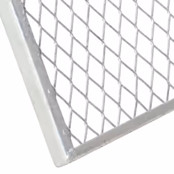 vidaXL Garden Sieve Galvanised Steel Compost Grid Garden Strainer Soil Sieve