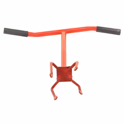 vidaXL Garden Claw Red Steel Soil Cultivator Gardening Hand Lawn Tool Weeding