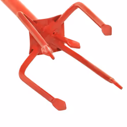 vidaXL Garden Claw Red Steel Soil Cultivator Gardening Hand Lawn Tool Weeding - Additional view 5