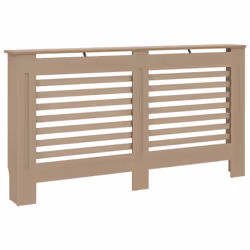 vidaXL Radiator Cover MDF Wood Grill Cabinet Heater Cover Shelf Heating Unit