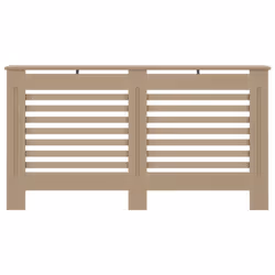 vidaXL Radiator Cover MDF Wood Grill Cabinet Heater Cover Shelf Heating Unit