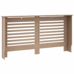 vidaXL Radiator Cover MDF Wood Grill Cabinet Heater Cover Shelf Heating Unit - Additional view 4