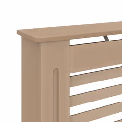 vidaXL Radiator Cover MDF Wood Grill Cabinet Heater Cover Shelf Heating Unit - Additional view 5