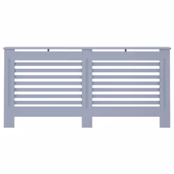 vidaXL Radiator Cover Anthracite MDF Grill Cabinet Heater Shelf Heating Unit