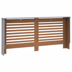 vidaXL Radiator Cover Anthracite MDF Grill Cabinet Heater Shelf Heating Unit - Additional view 4