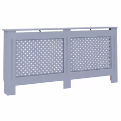 vidaXL Radiator Cover Anthracite MDF Grill Cabinet Heater Shelf Heating Unit