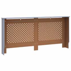 vidaXL Radiator Cover Anthracite MDF Grill Cabinet Heater Shelf Heating Unit - Additional view 4