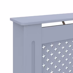 vidaXL Radiator Cover Anthracite MDF Grill Cabinet Heater Shelf Heating Unit - Additional view 5