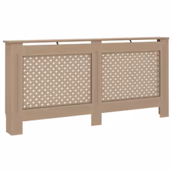 VidaXL Radiator Cover, Beige, Medium-density fibreboard (MDF)
