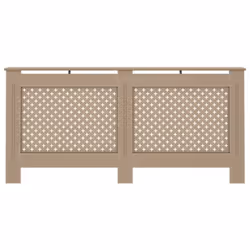 VidaXL Radiator Cover Beige Medium-density fibreboard (MDF)