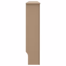 VidaXL Radiator Cover Beige Medium-density fibreboard (MDF) - Additional view 4