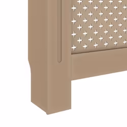 VidaXL Radiator Cover Beige Medium-density fibreboard (MDF) - Additional view 7