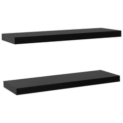 vidaXL 2x Floating Wall Shelves Hanging Wall Mounted Storage Display Racks