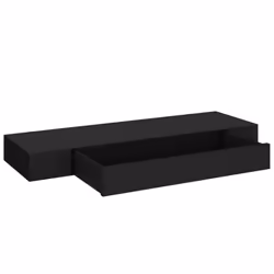 vidaXL Floating Wall Shelf with Drawer Wall Mounted Storage Display Racks - Additional view 5