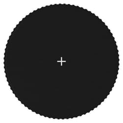 vidaXL Jumping Mat Fabric Black for 14Feet/4.27m Round Trampoline Replacement