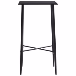 vidaXL 3/5 Piece Bar Set Plastic Pub Bistro Dining Table Chair Multi Colours - 5 piece