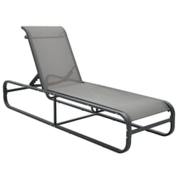 VidaXL 47843 outdoor chair Lounge Padded seat Aluminium, Textile Grey