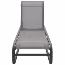 VidaXL 47843 outdoor chair Lounge Padded seat Aluminium, Textile Grey - Additional view 4