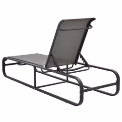 VidaXL 47843 outdoor chair Lounge Padded seat Aluminium, Textile Grey - Additional view 5