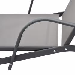 VidaXL 47845 outdoor chair Lounge Padded seat Steel, Textile Grey - Additional view 6