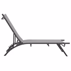 VidaXL 47848 outdoor chair Lounge Steel, Textile Grey