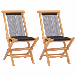 VidaXL 49363, Terrace, Polyester, Teak, Black, 460 mm, 620 mm, 900 mm