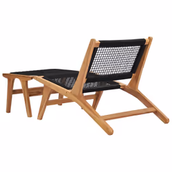 VidaXL 49368 outdoor chair Lounge Polyester, Teak