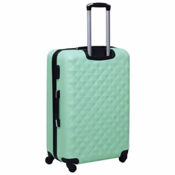 vidaXL 3x Hardcase Trolley Set Mint ABS Space-saving Travel Luggage Suitcase - Additional view 4