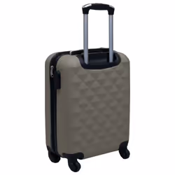 vidaXL 2x Hardcase Trolley Set Anthracite ABS Travel Luggage Bag Suitcase Set - Additional view 8