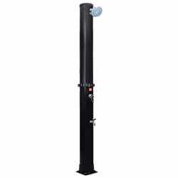 vidaXL Outdoor Solar Shower with Shower Head and Faucet 35 L Showering Stand