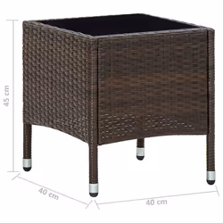 VidaXL 45900 outdoor table Brown - Additional view 5