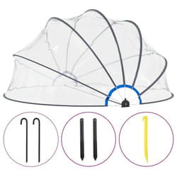 vidaXL Pool Dome Home Garden Pool Accessory House Cover Tent Ground Cloth