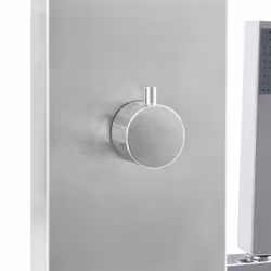vidaXL Outdoor Shower with Tray WPC Stainless Steel Shower Panels with Bases - Additional view 8