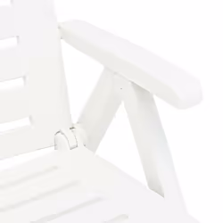 VidaXL 48754 outdoor chair Lounge Padded seat Plastic White - Additional view 8