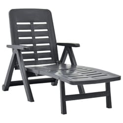 VidaXL 48756 outdoor chair Lounge Padded seat Plastic Anthracite