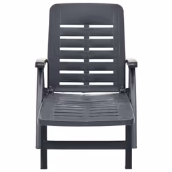 VidaXL 48756 outdoor chair Lounge Padded seat Plastic Anthracite