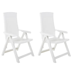 VidaXL 48760 outdoor chair Terrace Plastic White