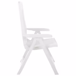 VidaXL 48760 outdoor chair Terrace Plastic White - Additional view 4