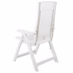 VidaXL 48760 outdoor chair Terrace Plastic White - Additional view 6