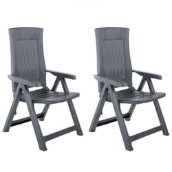 VidaXL 48761 outdoor chair Terrace Plastic Anthracite