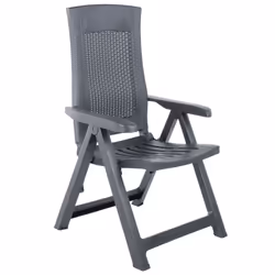 VidaXL 48761 outdoor chair Terrace Plastic Anthracite