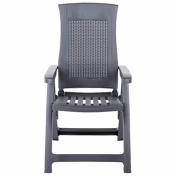 VidaXL 48761 outdoor chair Terrace Plastic Anthracite