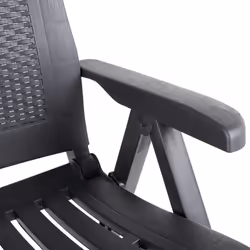 VidaXL 48761 outdoor chair Terrace Plastic Anthracite - Additional view 7
