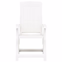 VidaXL 48766 outdoor chair Terrace Plastic White