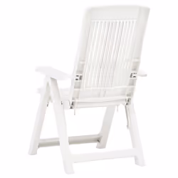 VidaXL 48766 outdoor chair Terrace Plastic White - Additional view 6