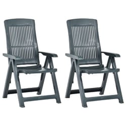 VidaXL 48767 outdoor chair Terrace Plastic Green