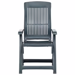 VidaXL 48767 outdoor chair Terrace Plastic Green