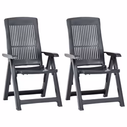 VidaXL 48768, Terrace, Plastic, Anthracite, 50 cm, 45 cm