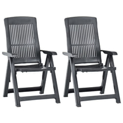 VidaXL 48768 outdoor chair Terrace Plastic Anthracite