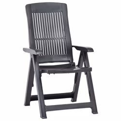 VidaXL 48768 outdoor chair Terrace Plastic Anthracite